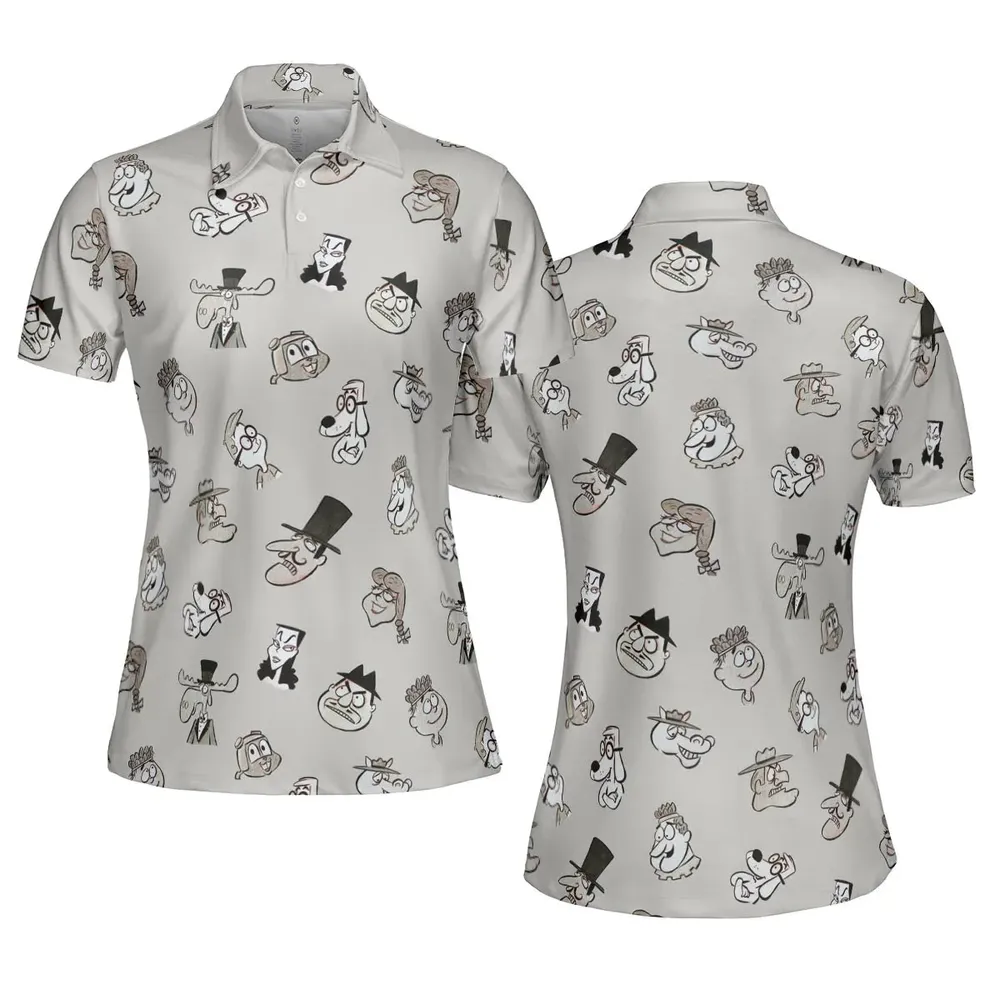 Jay Ward Tribute AOP Men/Women Polo Shirt - 5