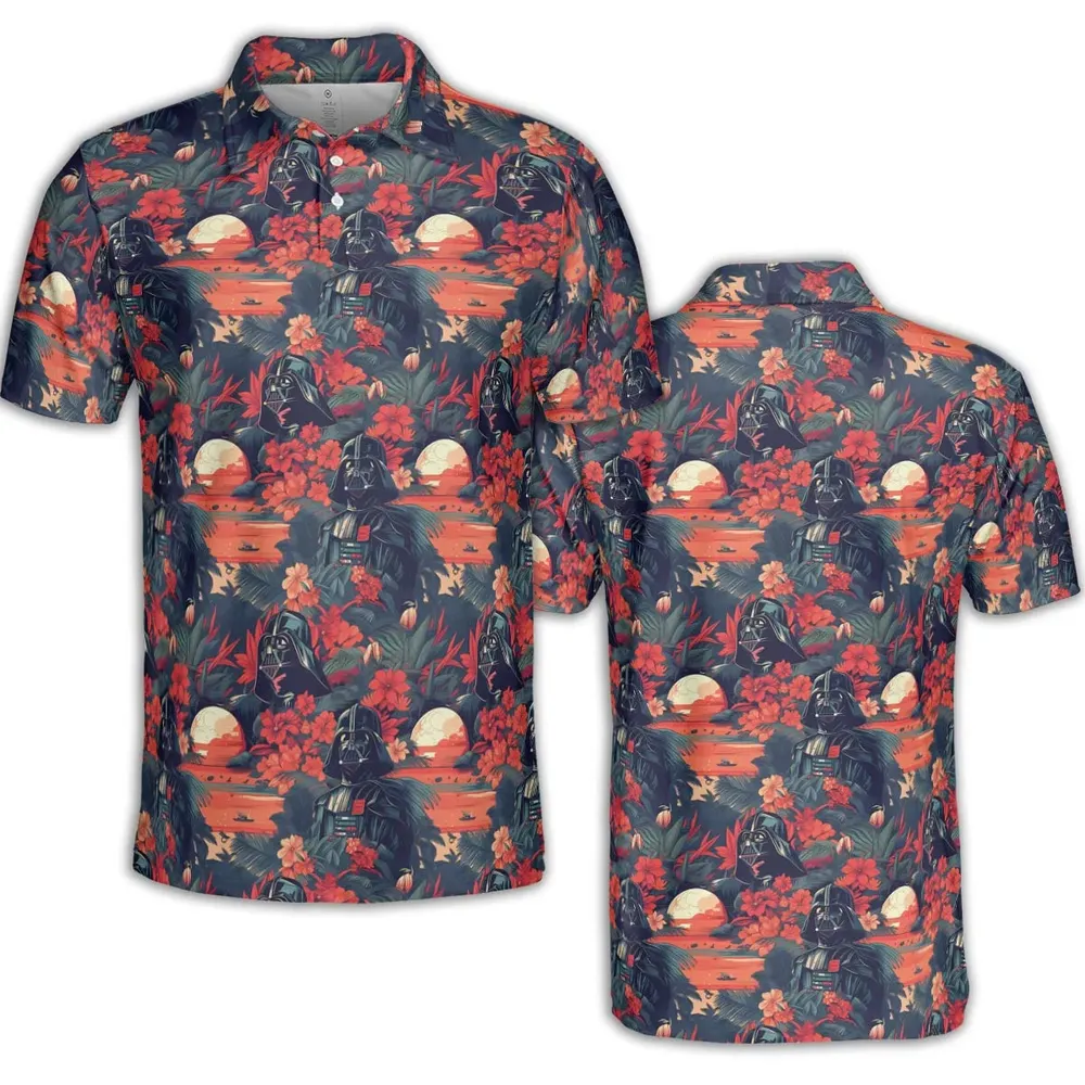 Dark Side of the Tropics AOP Men/Women Polo Shirt - 2