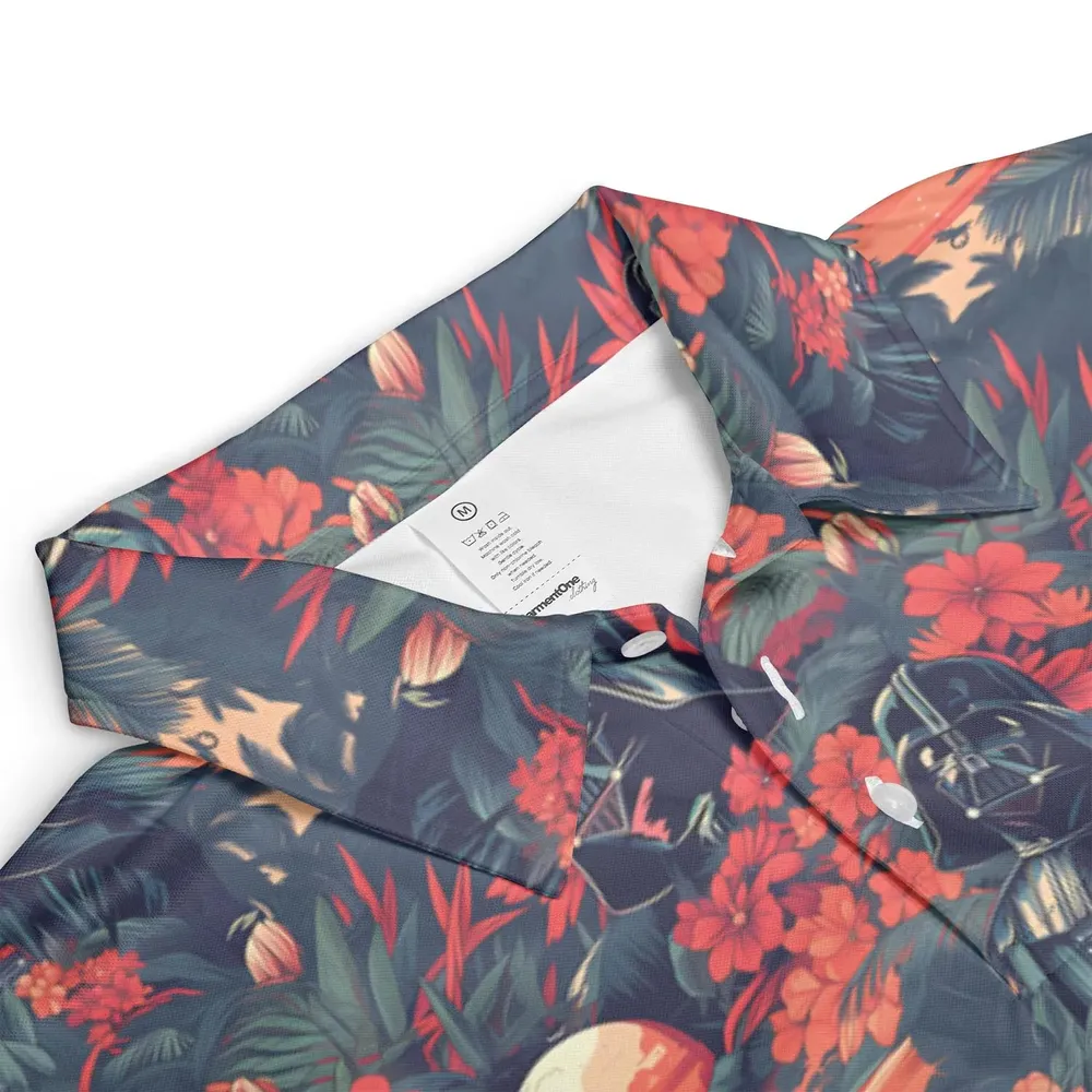 Dark Side of the Tropics AOP Men/Women Polo Shirt - 3