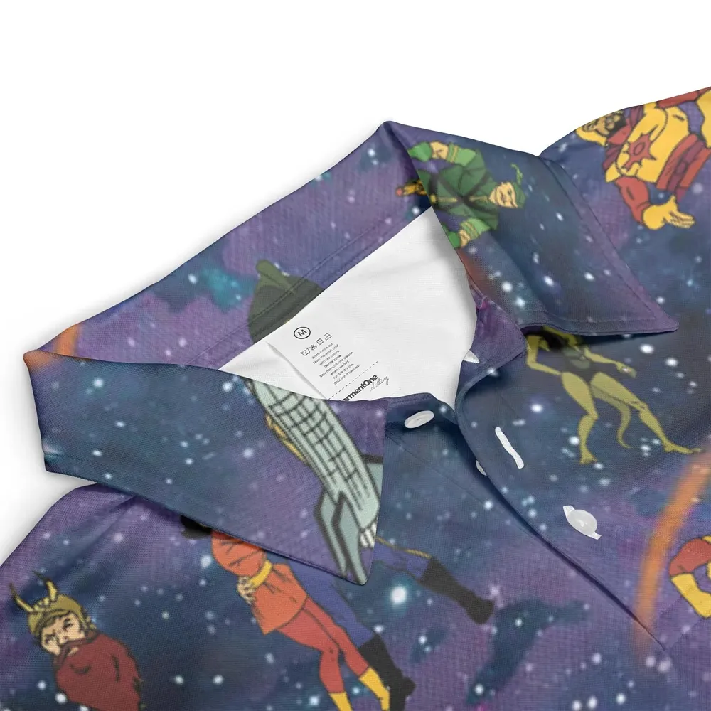 Flash Gordon Cartoon Characters AOP Men/Women Polo Shirt - 3