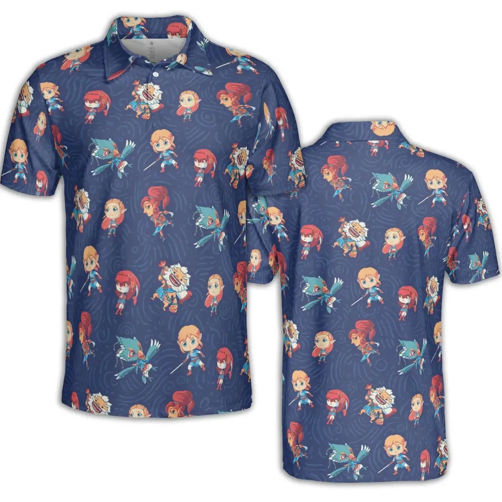 Legend The Legend of Zelda AOP Men/Women Polo Shirt - 2