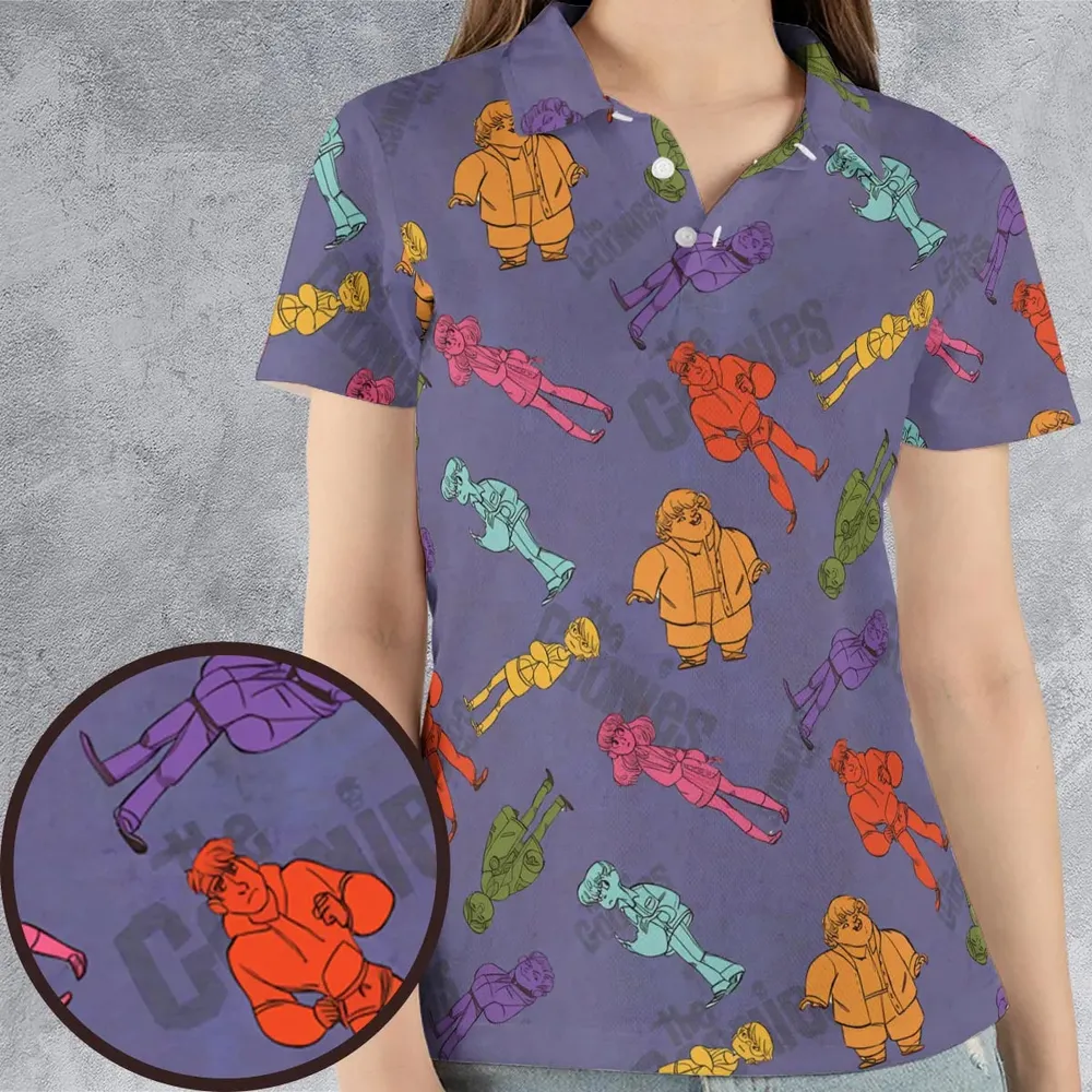 80s Adventure The Goonies AOP Men/Women Polo Shirt - 4