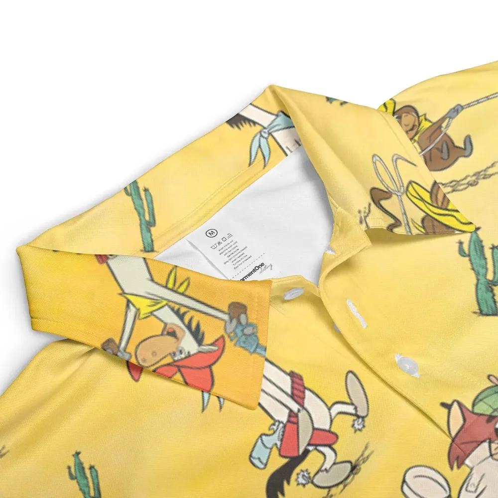 The Quick Draw McGraw Show Characters AOP Men/Women Polo Shirt - 3
