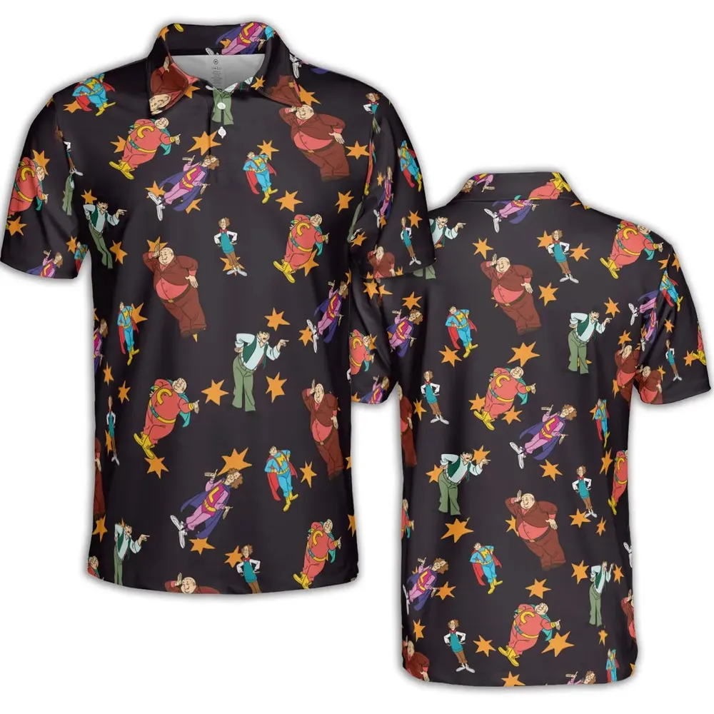 The Three Stooges Action AOP Men/Women Polo Shirt - 2