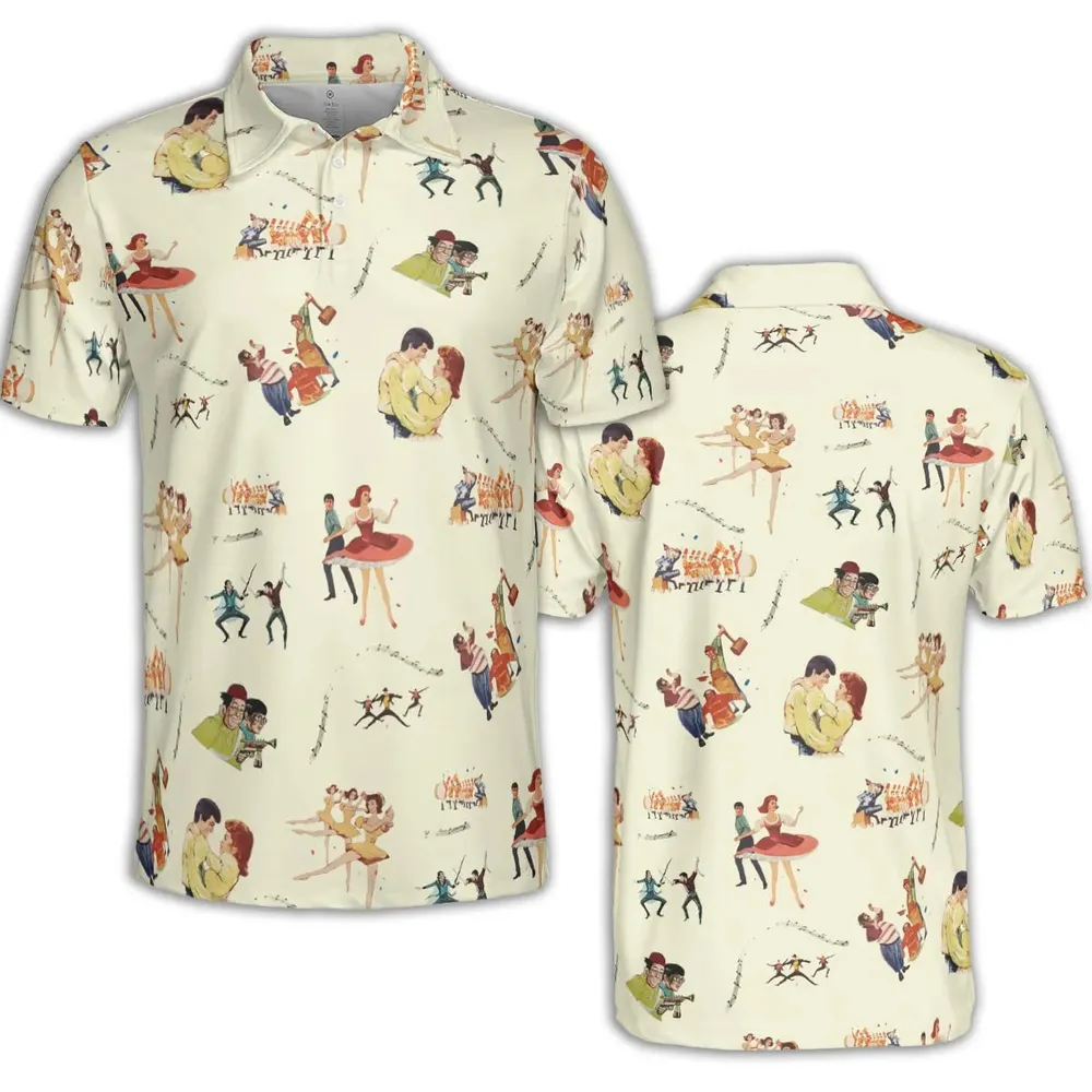 Babes in Toyland Characters AOP Men/Women Polo Shirt - 2