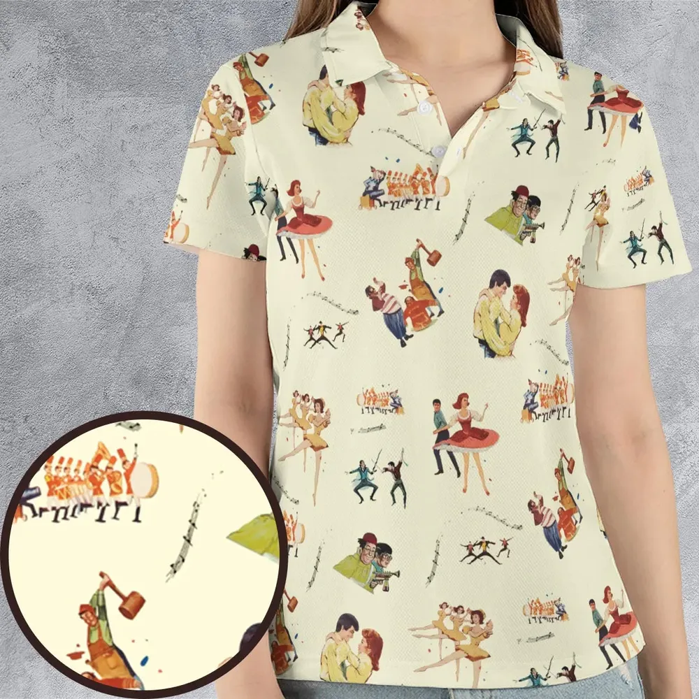 Babes in Toyland Characters AOP Men/Women Polo Shirt - 4