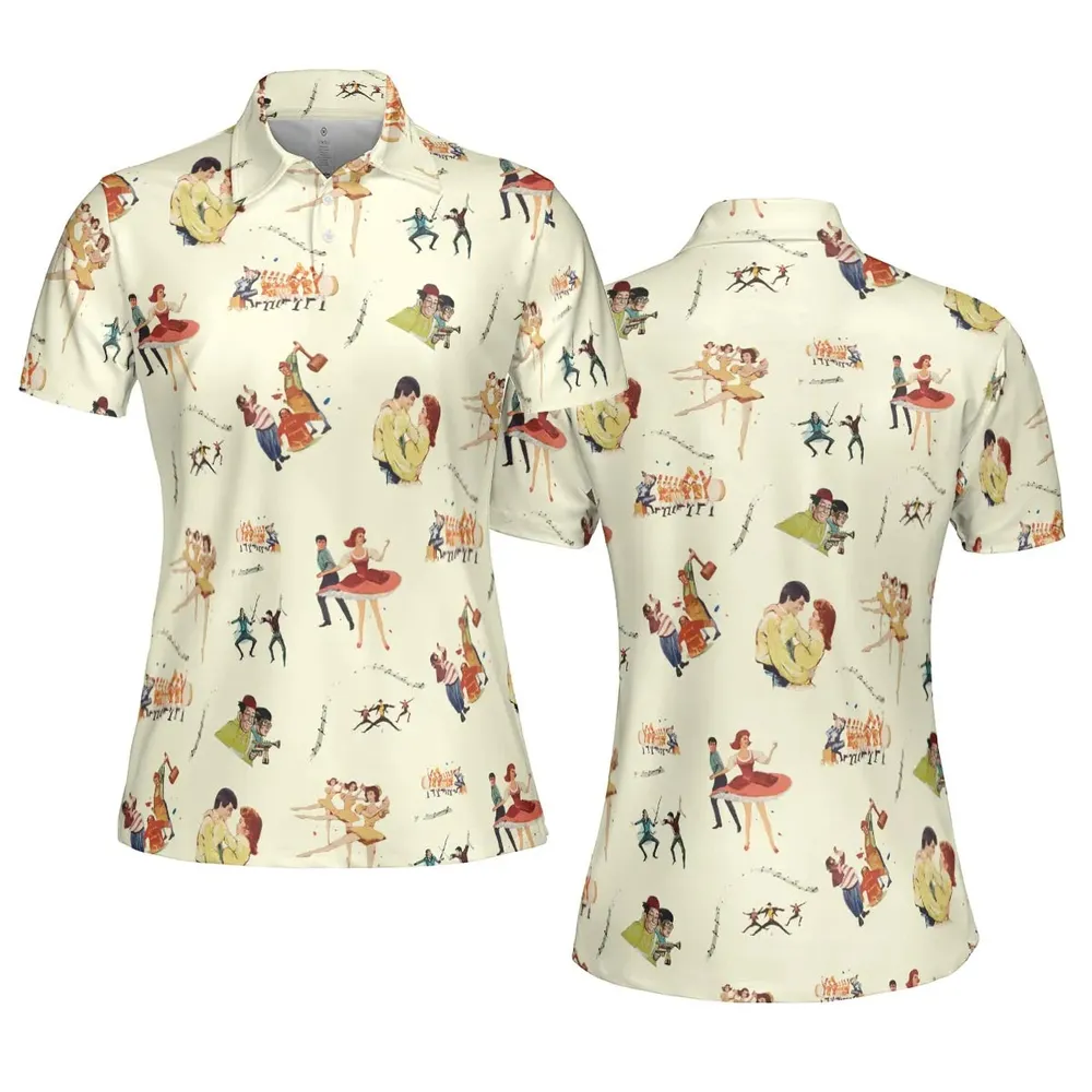 Babes in Toyland Characters AOP Men/Women Polo Shirt - 5