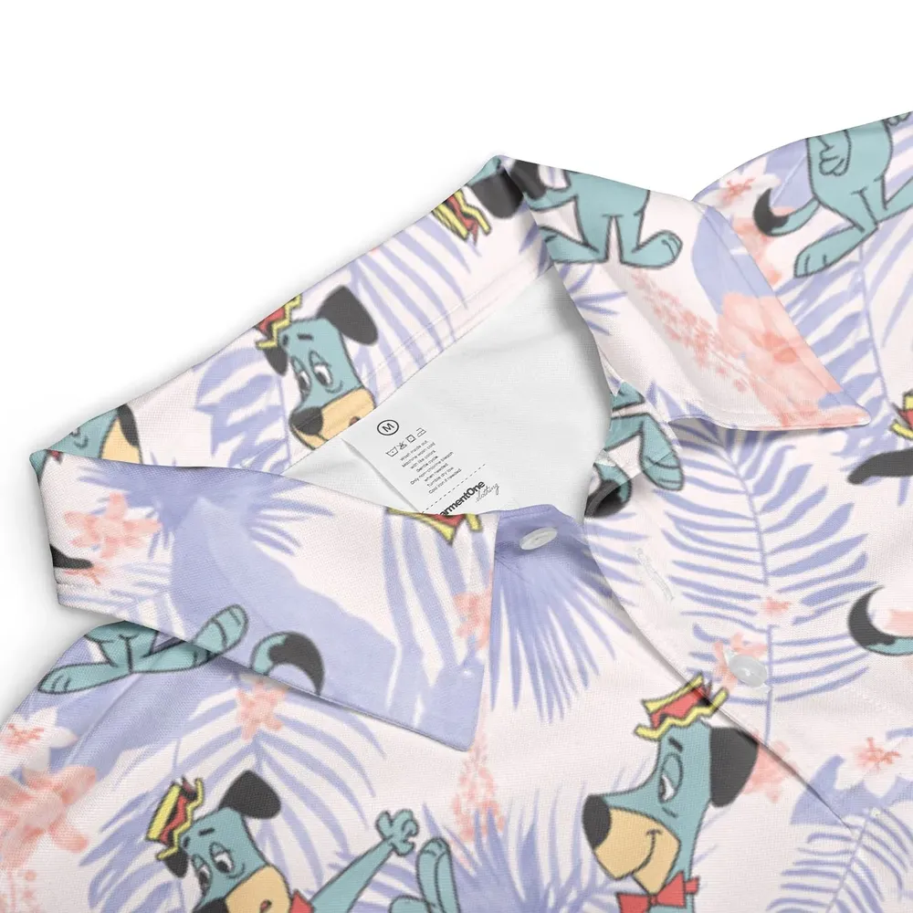 Huckleberry Hound Pattern AOP Men/Women Polo Shirt - 3