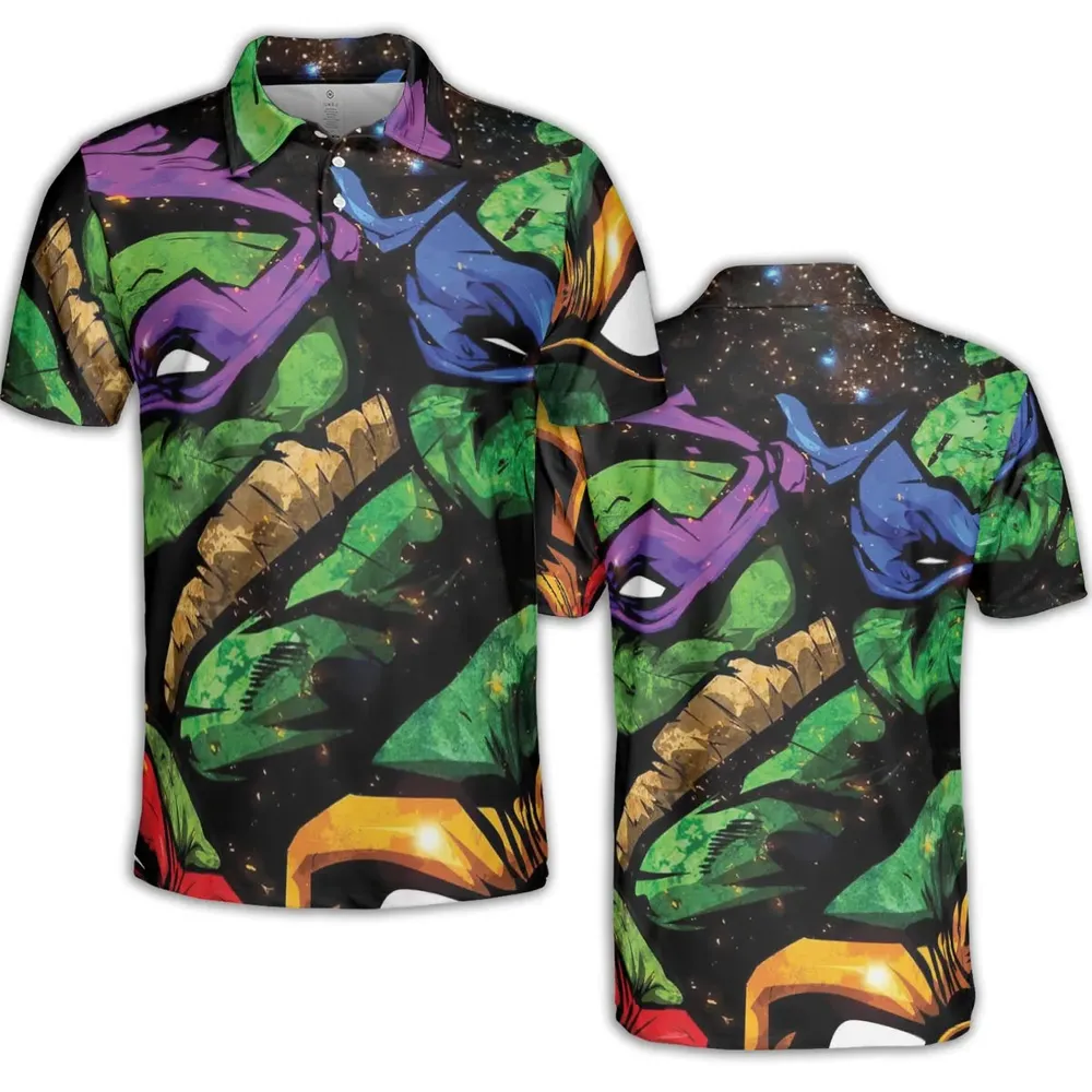Four Ninja Turtles TMNT AOP Men/Women Polo Shirt - 2