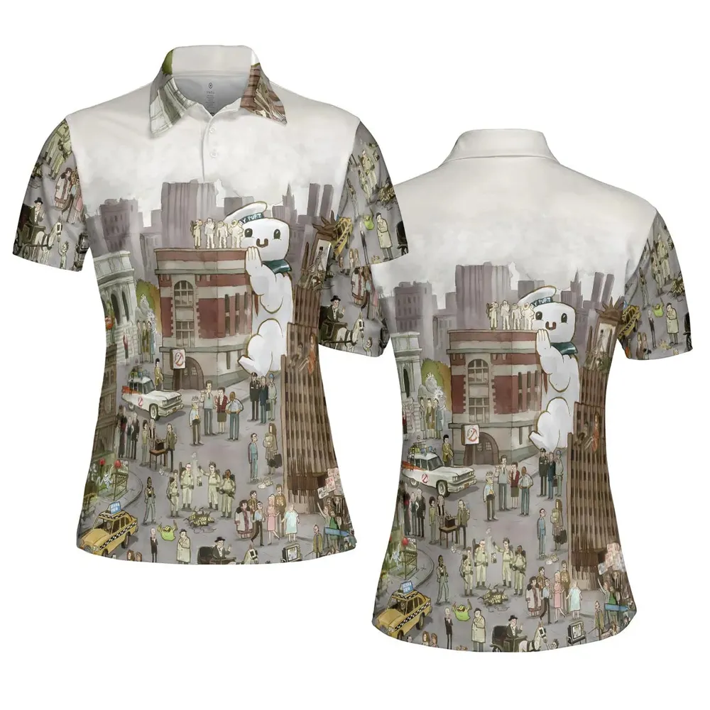 Ghostbusterland Ghostbusters AOP Men/Women Polo Shirt - 5