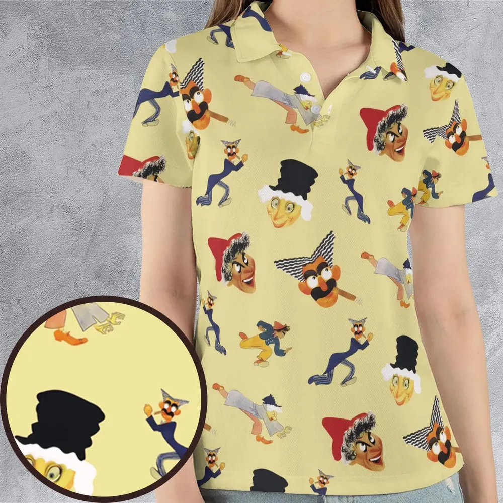 Room Service The Marx Bros AOP Men/Women Polo Shirt - 4