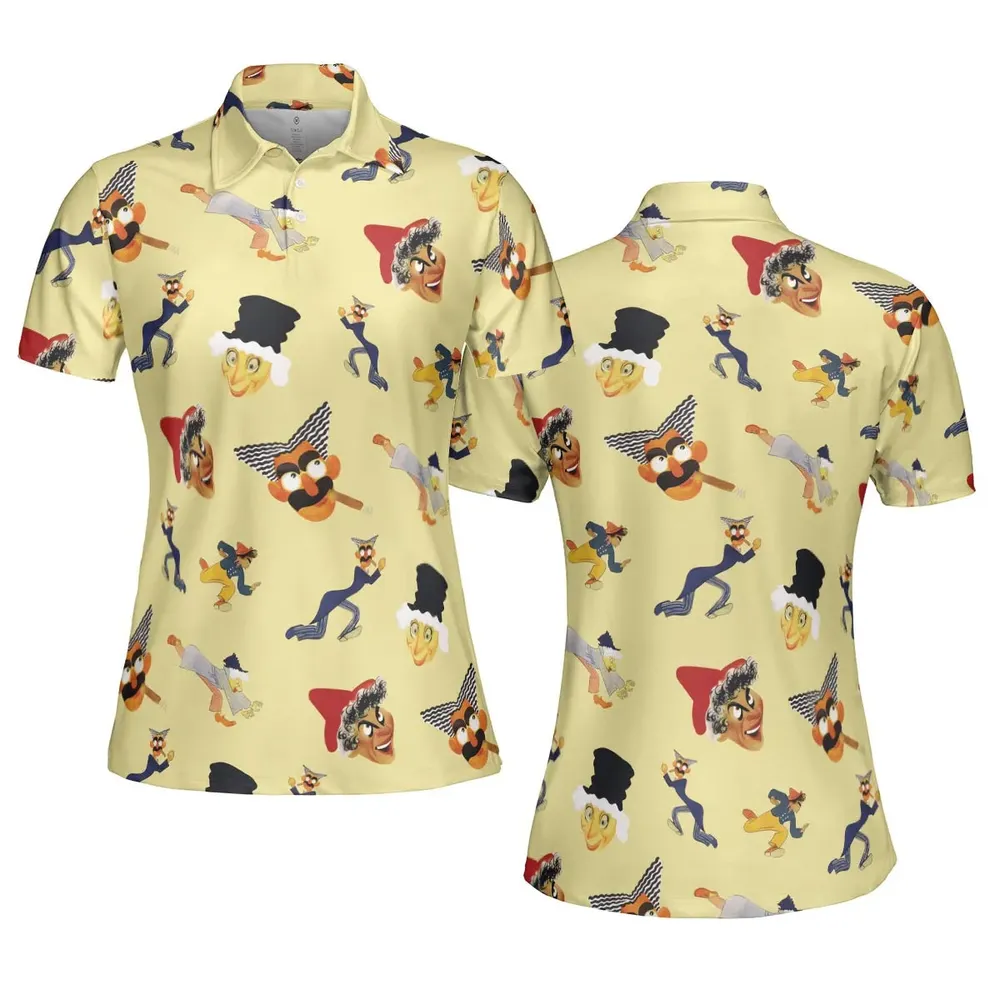 Room Service The Marx Bros AOP Men/Women Polo Shirt - 5
