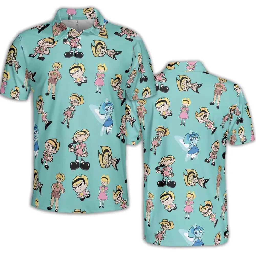 The Grim Adventures of Billy and Mandy AOP Men/Women Polo Shirt - 2