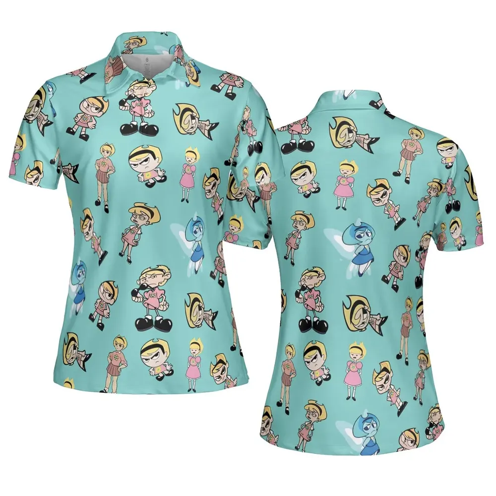 The Grim Adventures of Billy and Mandy AOP Men/Women Polo Shirt - 5