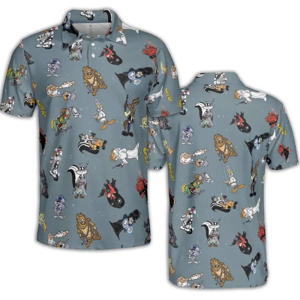 Looney Wars AOP Men/Women Polo Shirt - 2
