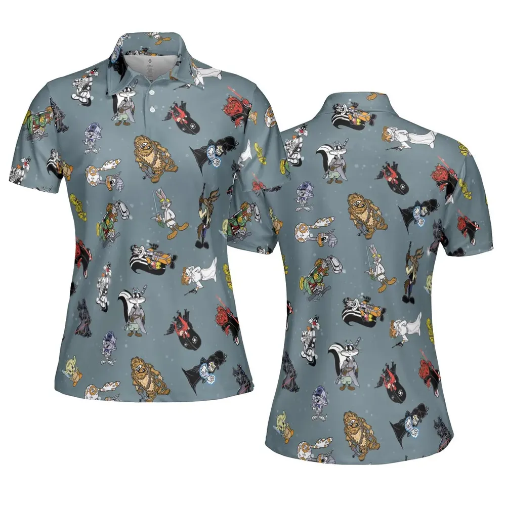 Looney Wars AOP Men/Women Polo Shirt - 5