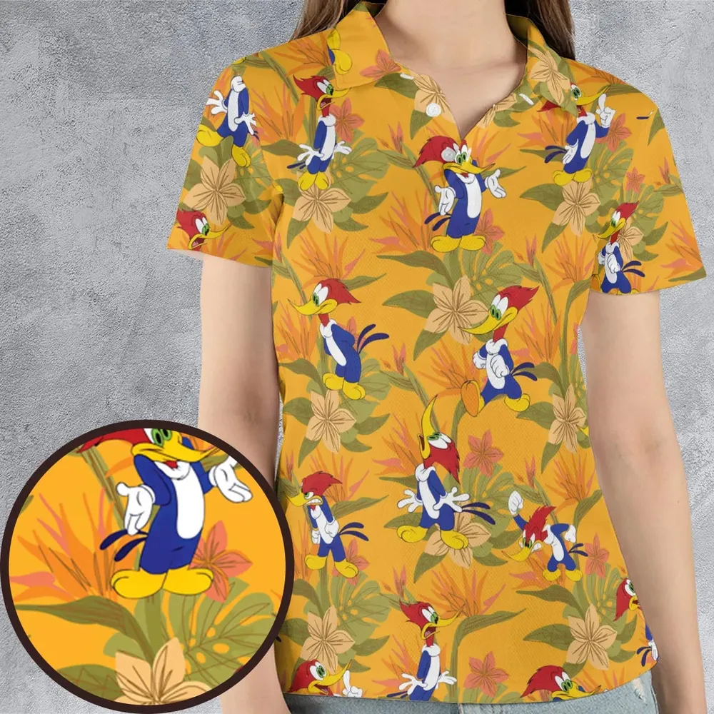 Woody Woodpecker AOP Men/Women Polo Shirt - 4