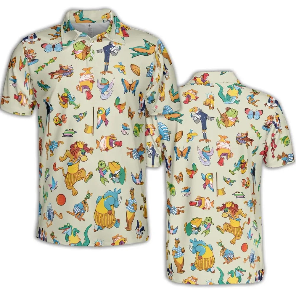 Bedknobs and broomsticks True Blue Team and the Dirty Yellow Team AOP Men/Women Polo Shirt - 2