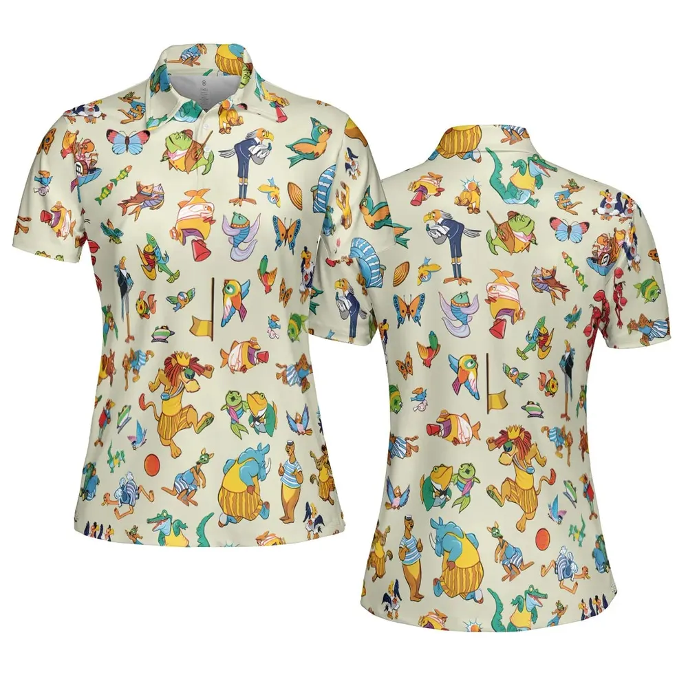 Bedknobs and broomsticks True Blue Team and the Dirty Yellow Team AOP Men/Women Polo Shirt - 5