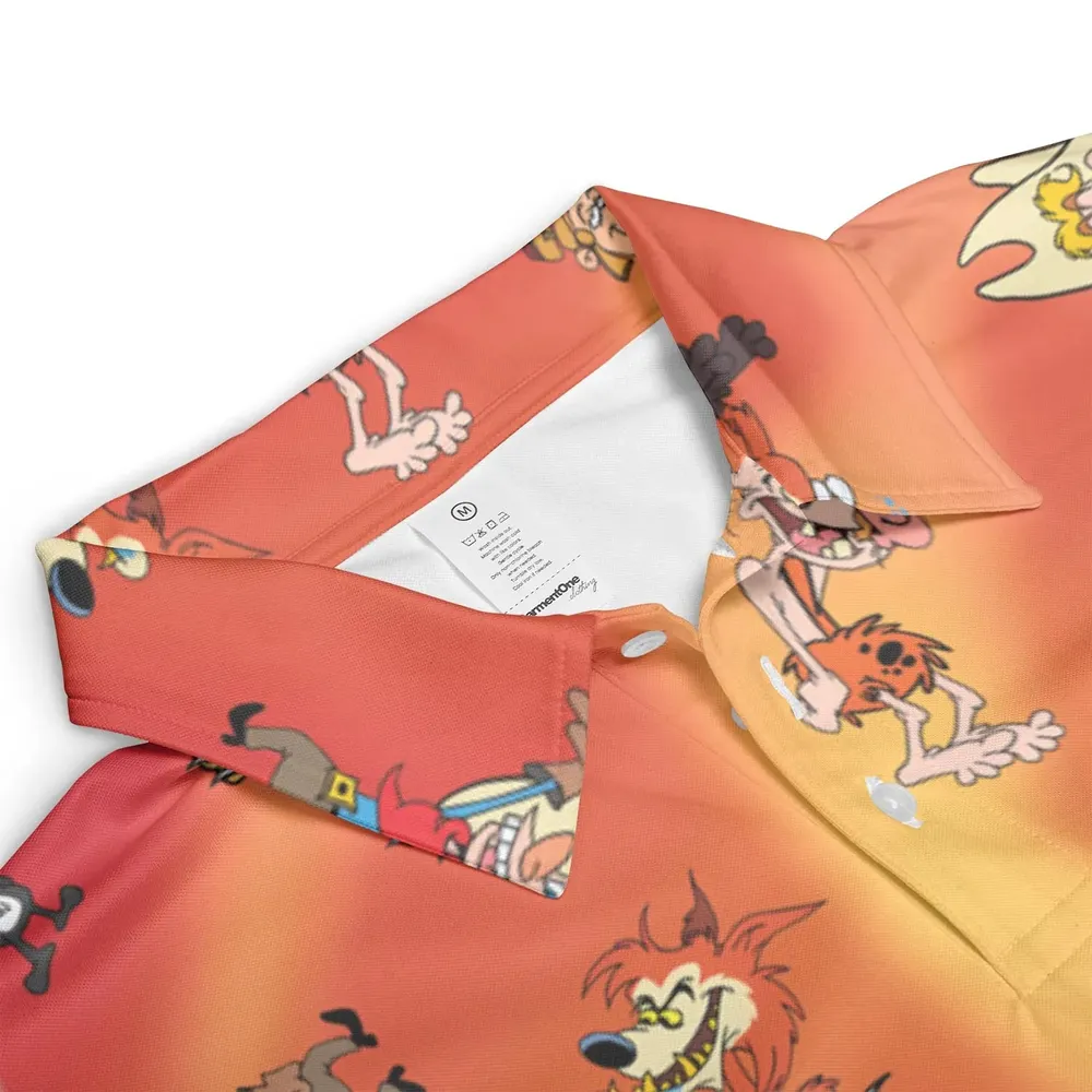 The Wacky World of Tex Avery Characters AOP Men/Women Polo Shirt - 3