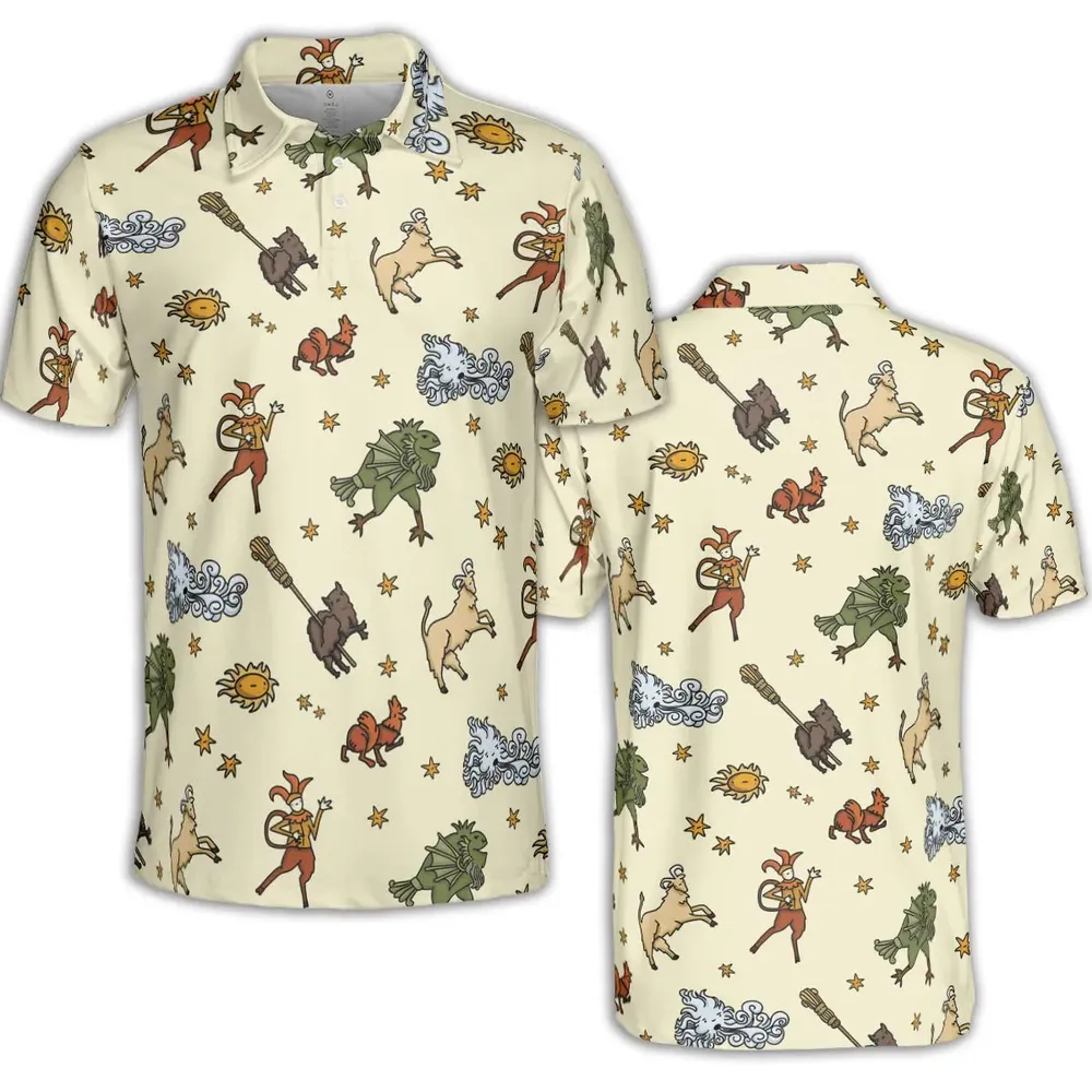 Opening Bedknobs and broomsticks AOP Men/Women Polo Shirt - 2