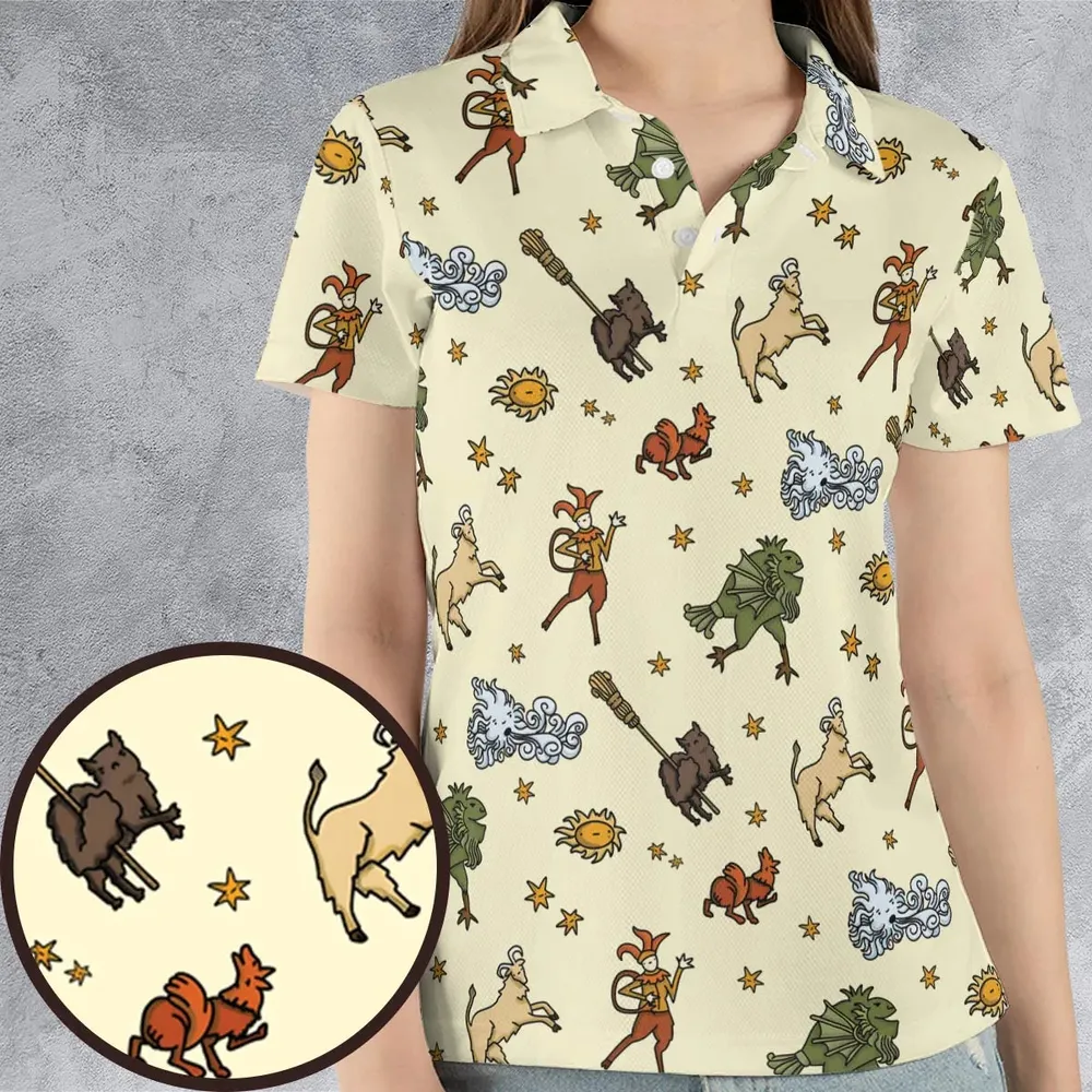 Opening Bedknobs and broomsticks AOP Men/Women Polo Shirt - 4