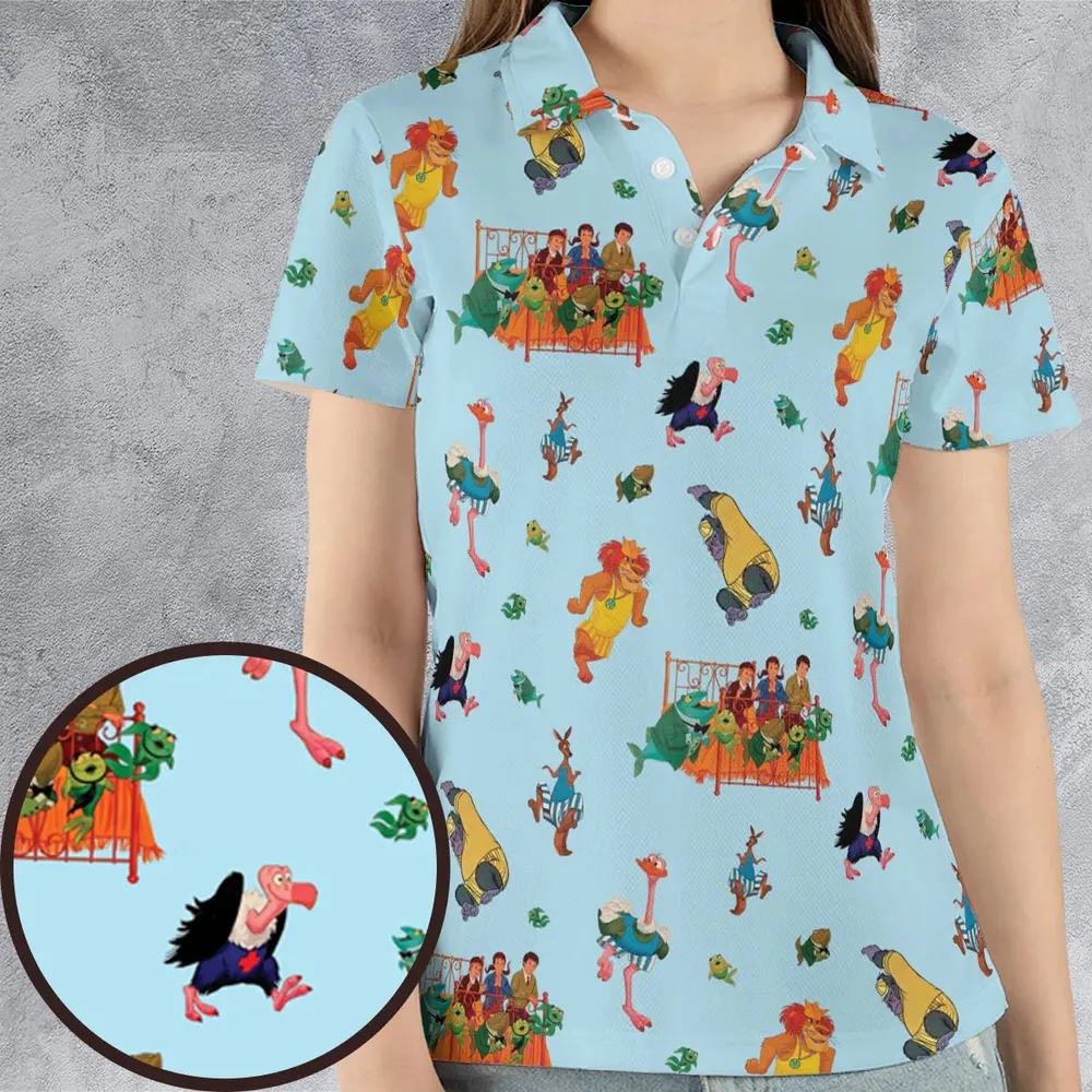 Bedknobs and broomsticks Characters AOP Men/Women Polo Shirt - 4