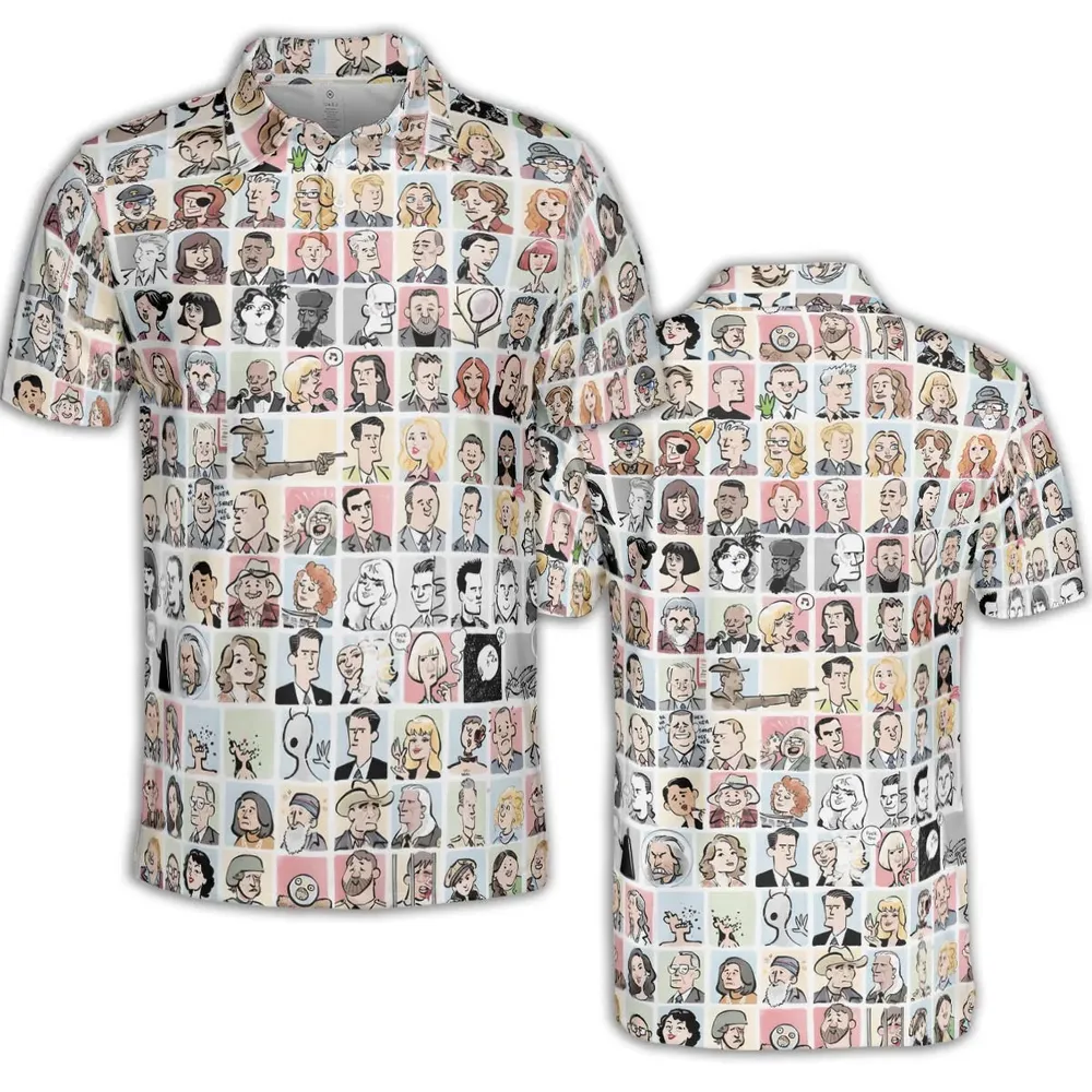 Many Faces of Twin Peaks AOP Men/Women Polo Shirt - 2