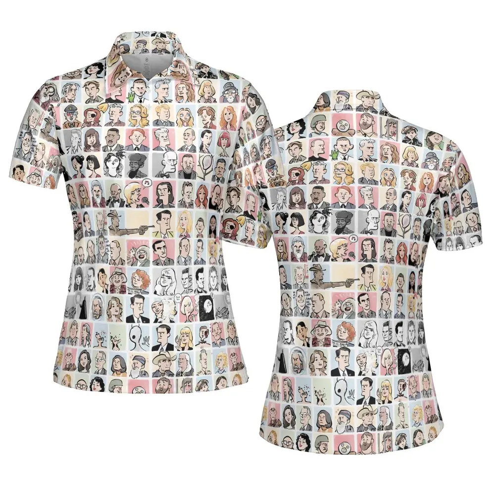 Many Faces of Twin Peaks AOP Men/Women Polo Shirt - 5