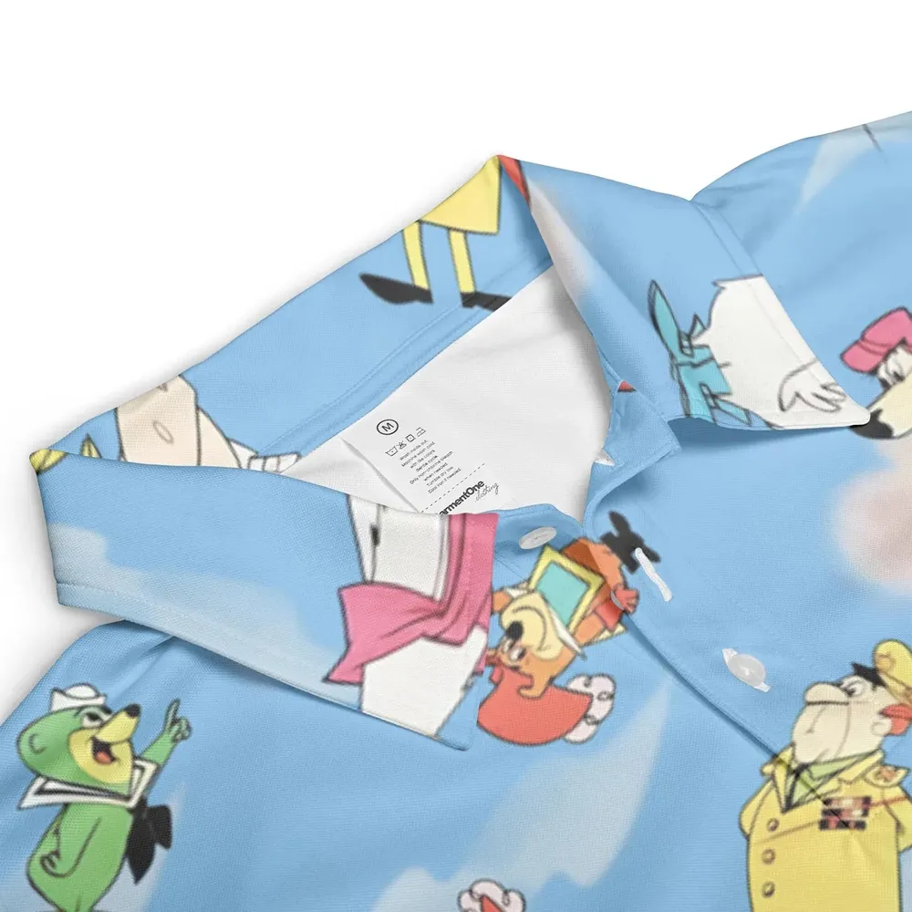 The Peter Potamus Show AOP Men/Women Polo Shirt - 3