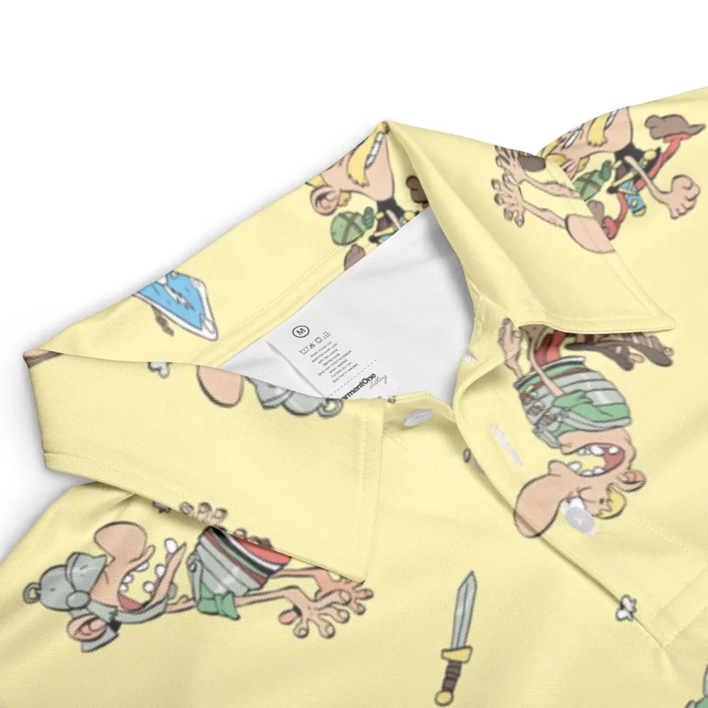 Gaulish Goodness Asterix AOP Men/Women Polo Shirt - 3
