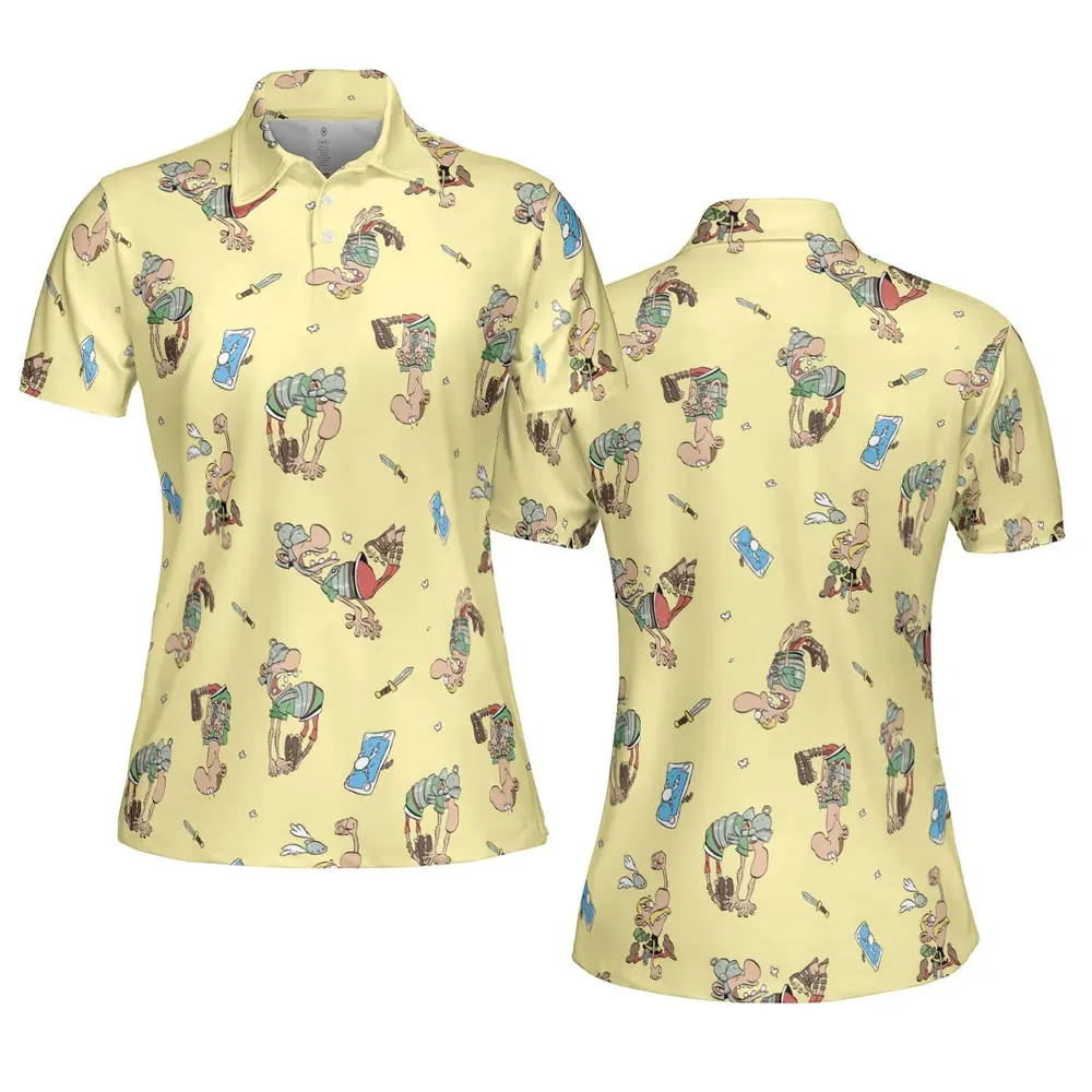 Gaulish Goodness Asterix AOP Men/Women Polo Shirt - 5