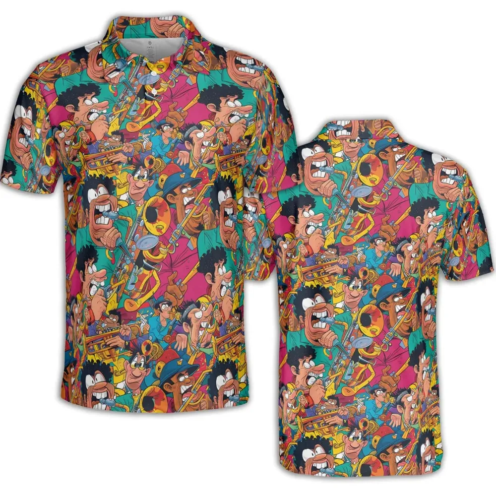 Fat Albert Animated Spin-offs AOP Men/Women Polo Shirt - 2