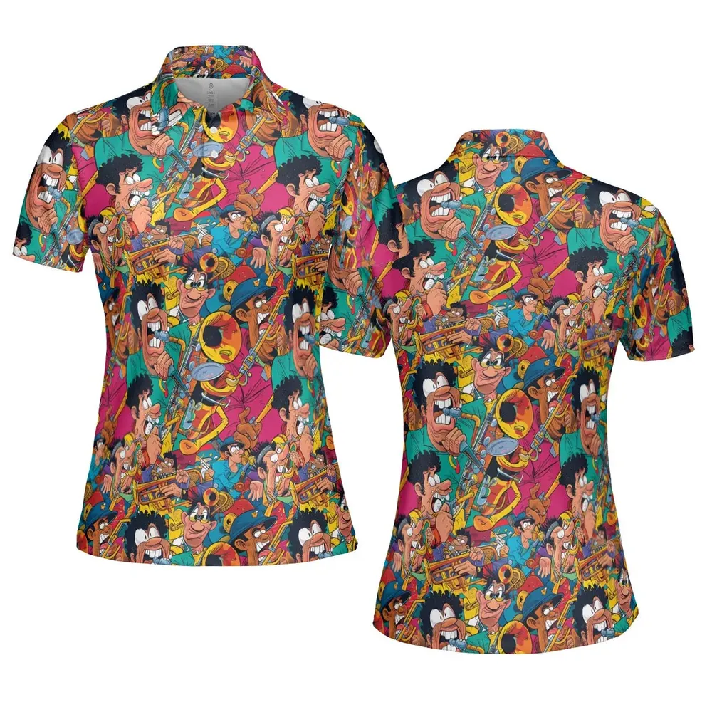 Fat Albert Animated Spin-offs AOP Men/Women Polo Shirt - 5