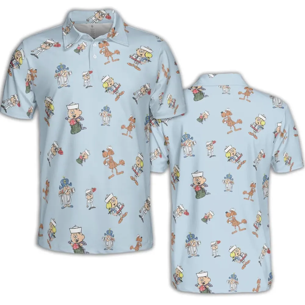 Vintage Crunch Cereal AOP Men/Women Polo Shirt - 2