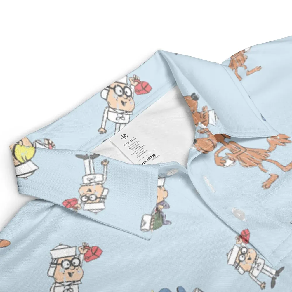 Vintage Crunch Cereal AOP Men/Women Polo Shirt - 3