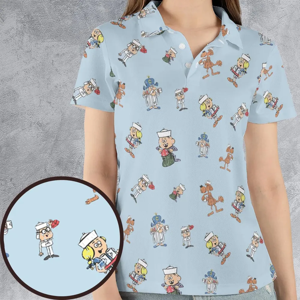 Vintage Crunch Cereal AOP Men/Women Polo Shirt - 4