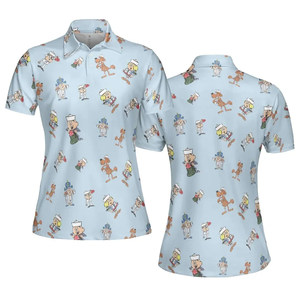 Vintage Crunch Cereal AOP Men/Women Polo Shirt - 5
