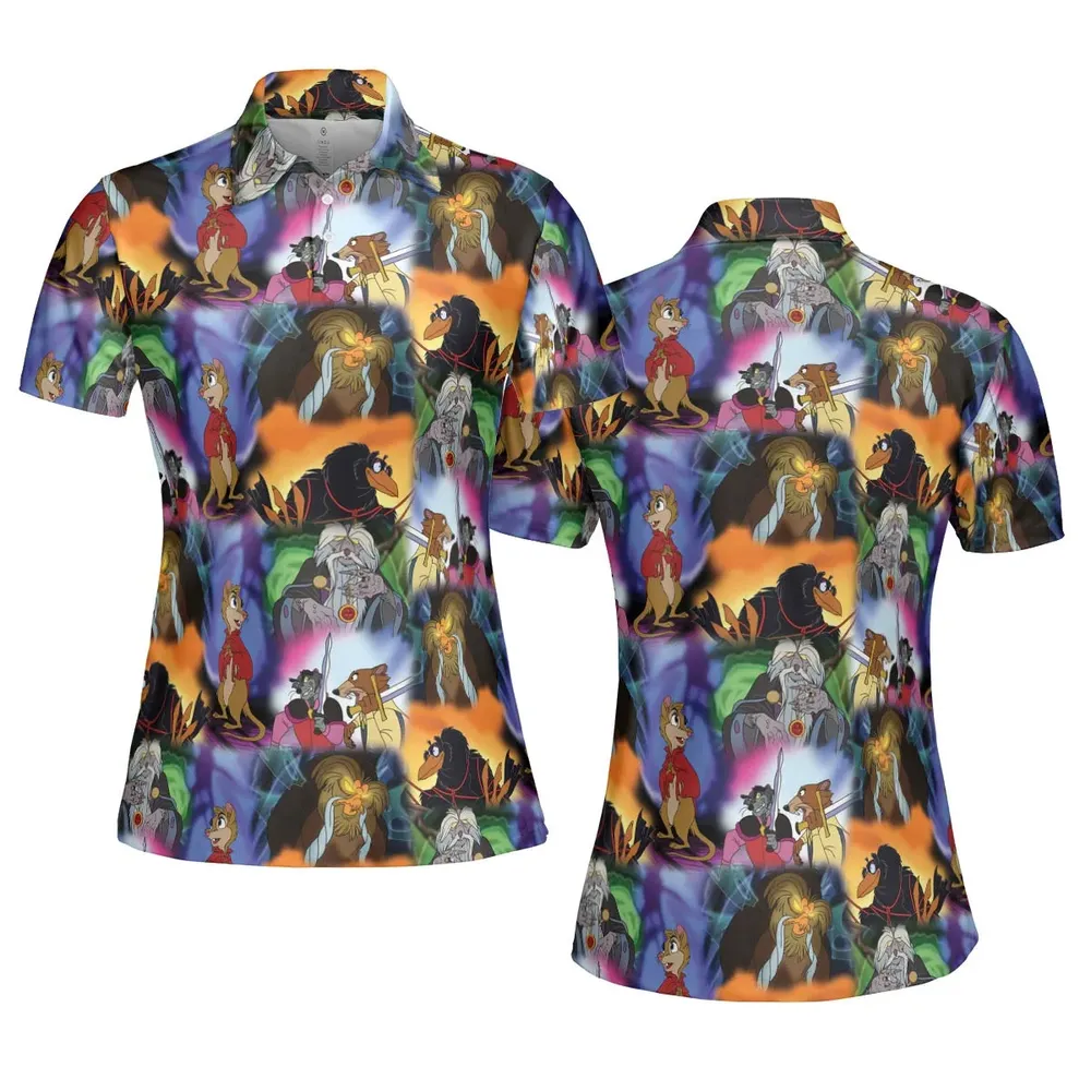 The Secret of Nimh AOP Men/Women Polo Shirt - 5