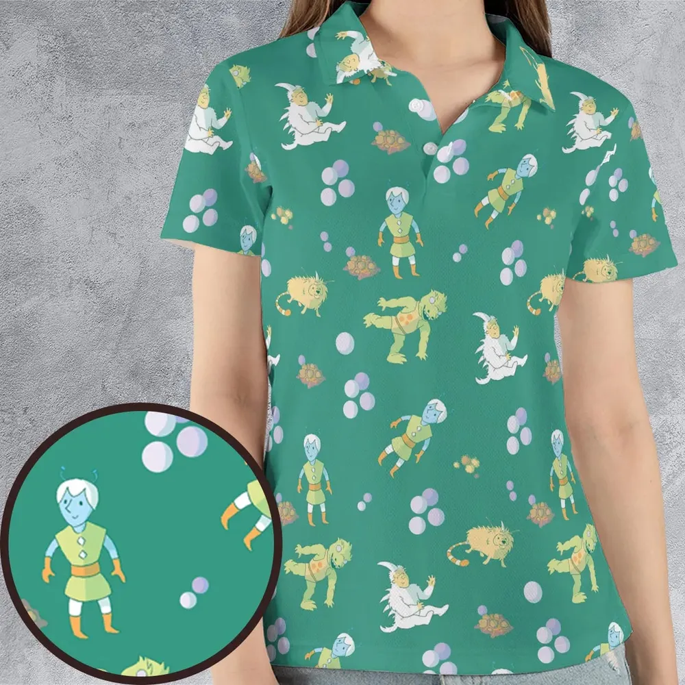 Gorn Alien Star Trek AOP Men/Women Polo Shirt - 4