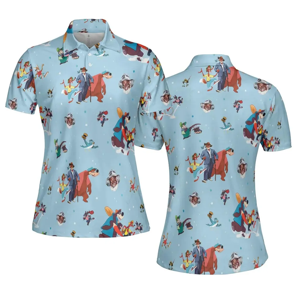 Song of The South Characters AOP Men/Women Polo Shirt - 5