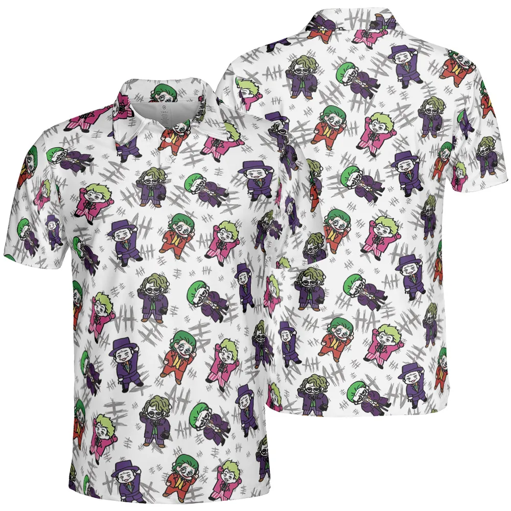 Clown Prince Of Crime Joker AOP Men/Women Polo Shirt - 2