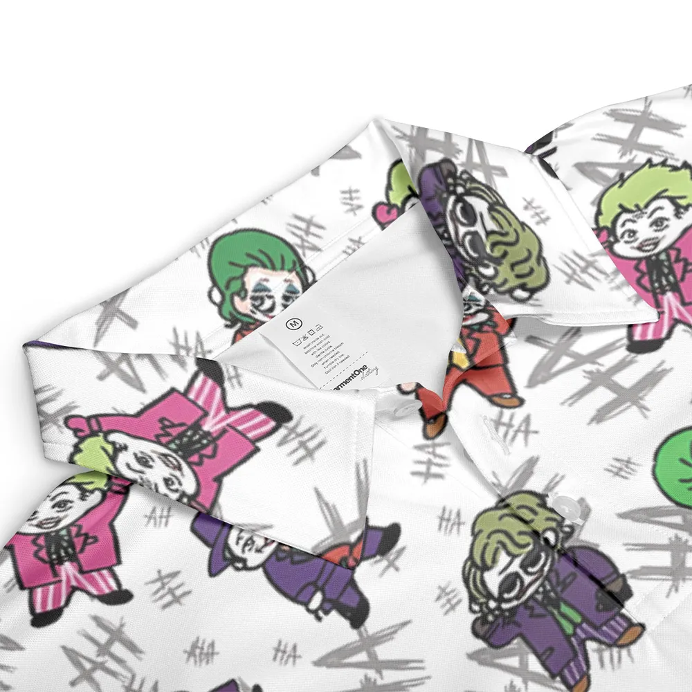 Clown Prince Of Crime Joker AOP Men/Women Polo Shirt - 3