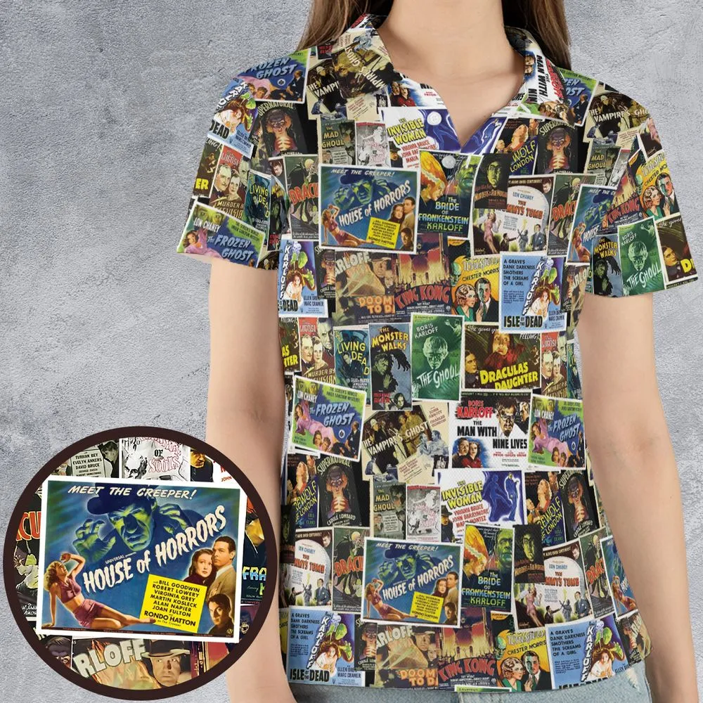 AOP Men/Women Polo Shirt - 96PJBWNB -  - 4