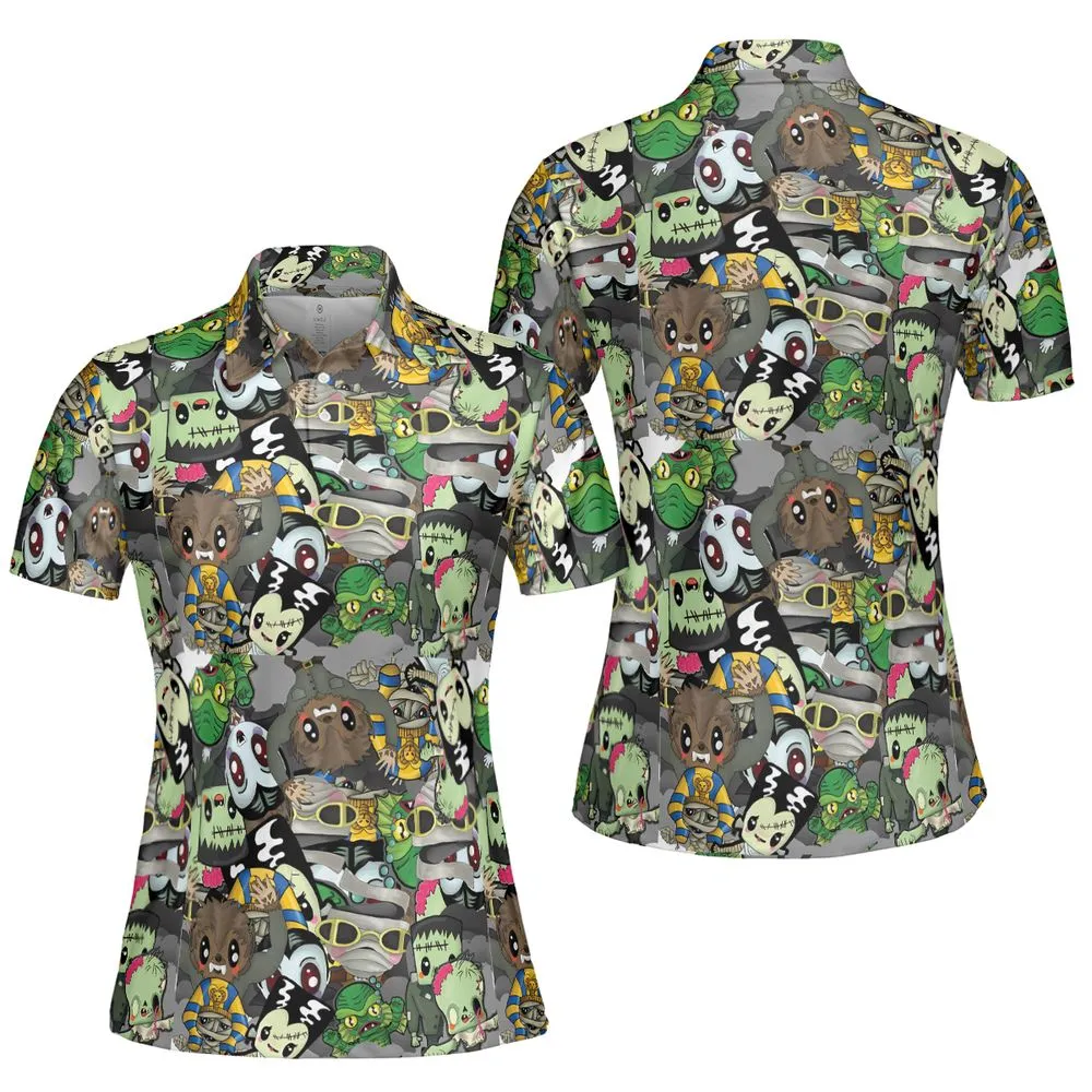 AOP Men/Women Polo Shirt - NLE6MJBF -  - 5