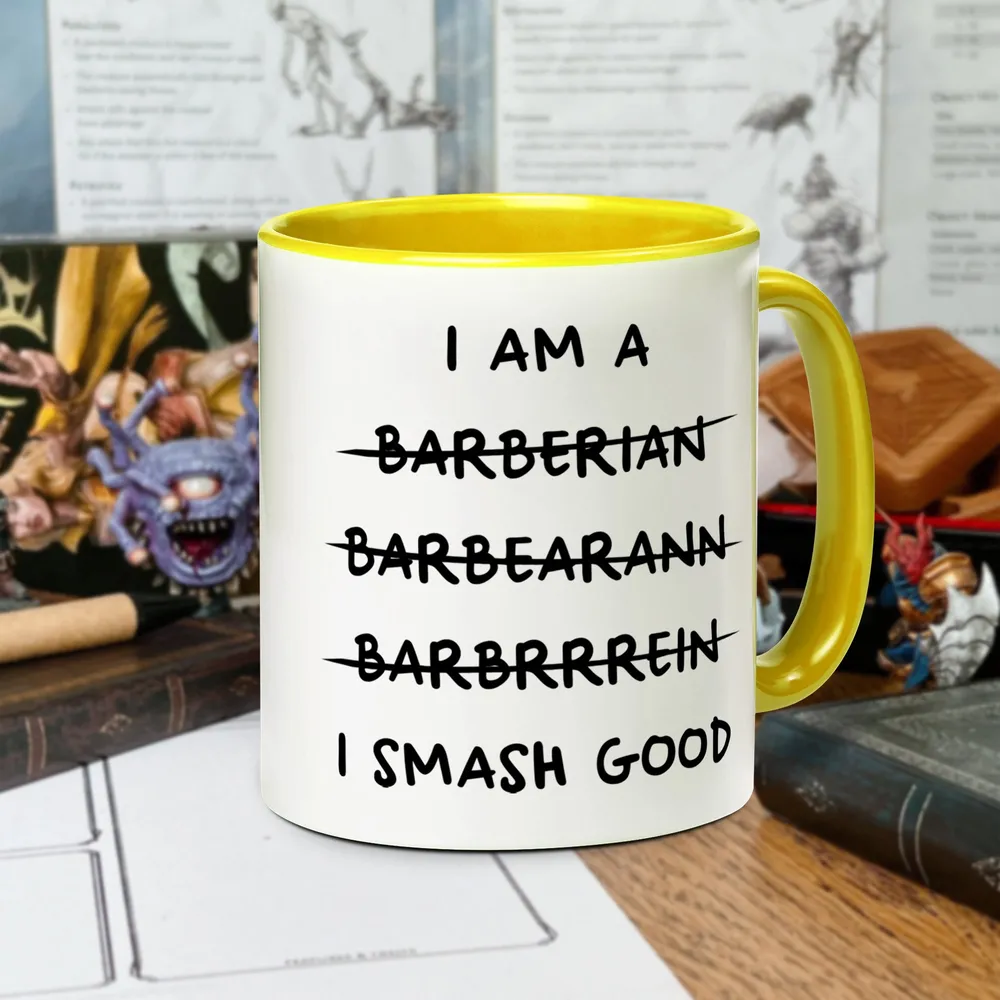 I Am A Barbarian Accent Mug - 9