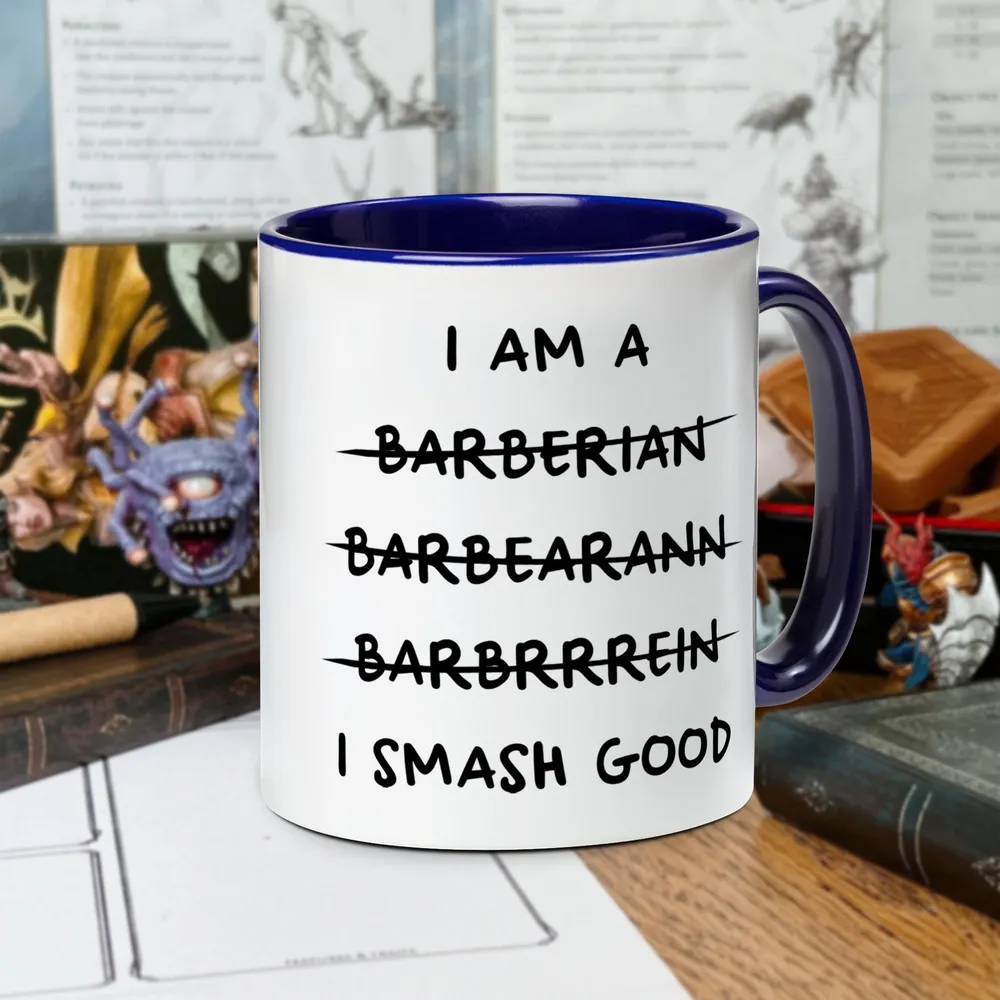 I Am A Barbarian Accent Mug - 2