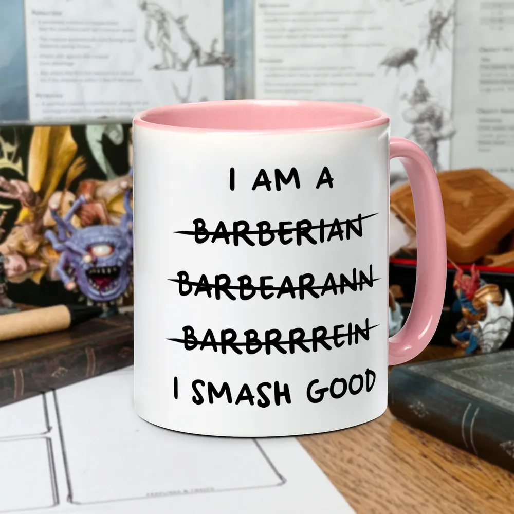 I Am A Barbarian Accent Mug - 7