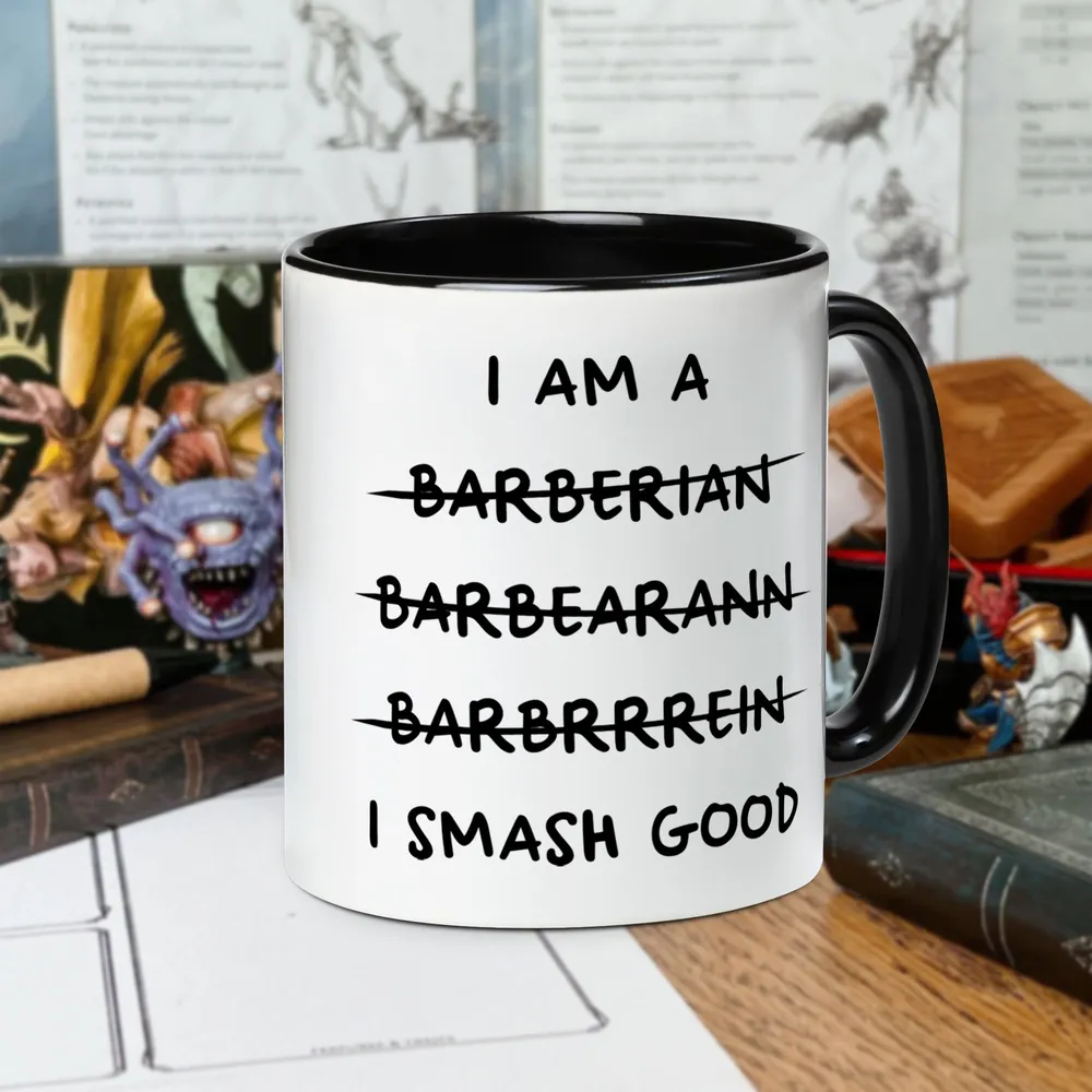 I Am A Barbarian Accent Mug - 1