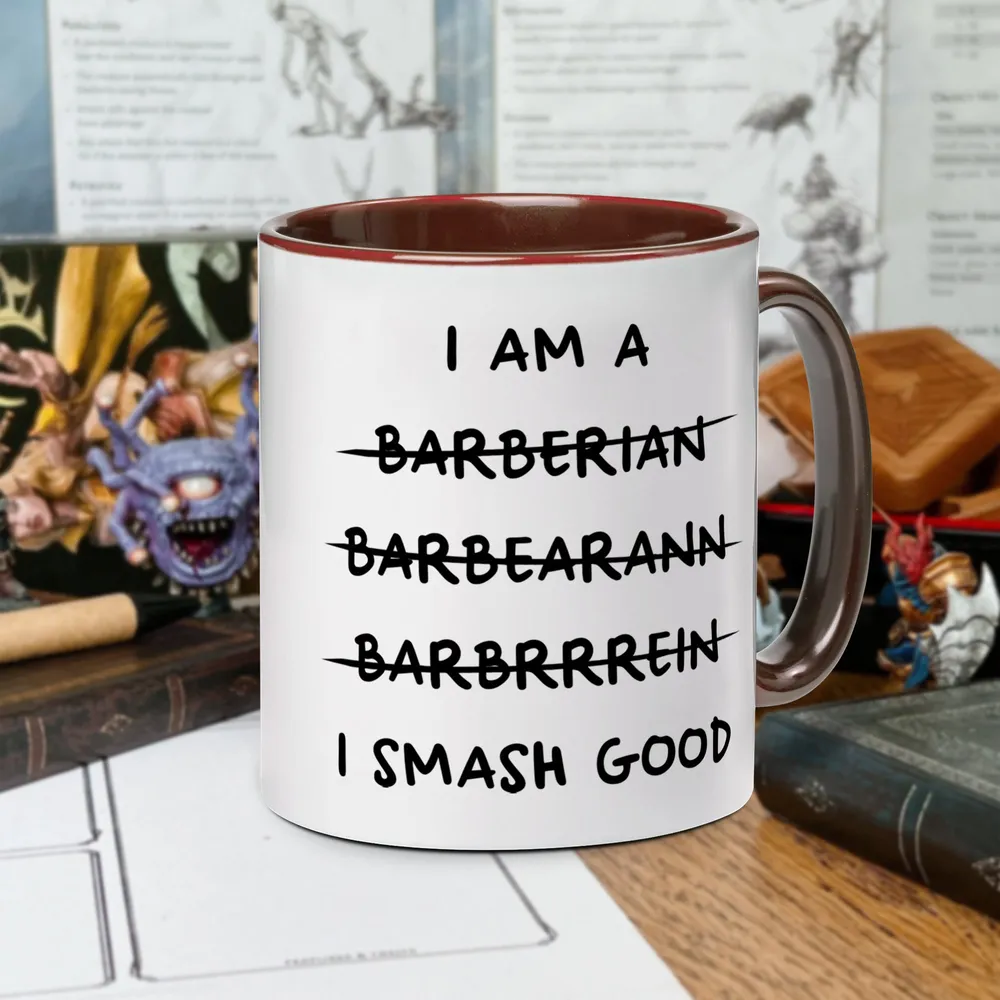 I Am A Barbarian Accent Mug - 5